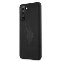 s21 telefonas samsung - Dėklas U.S. Polo Assn. USHCS21SSLHRTBK For Samsung Galaxy S21, juoda - 2 nuotrauka