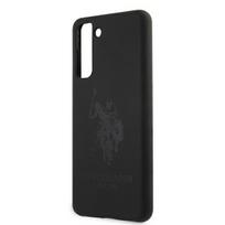 s21 telefonas samsung - Dėklas U.S. Polo Assn. USHCS21SSLHRTBK For Samsung Galaxy S21, juoda - 6 nuotrauka