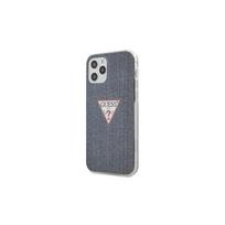 mini telefonai - Dėklas Guess Triangle Collection for iPhone 12 Mini, tamsiai mėlyna - 2 nuotrauka