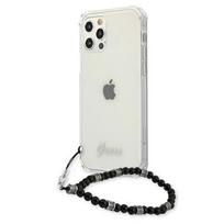 iphone 7 deklas - Dėklas Guess Apple iPhone 12 Pro Max, skaidri/juoda, 6.7 " - 2 nuotrauka