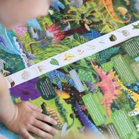 delione dinozauras - Dėlionė CzuCzu Observation Dinosaurs 32732, 60 vnt. - 3 nuotrauka