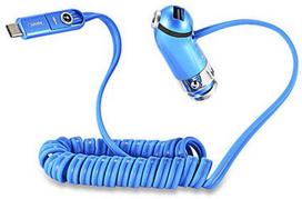 Remax RCC211 Cutie Car Charger Blue