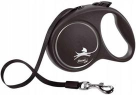 flexi 50kg - FLEXI ištraukiamas pavadėlis Black Design L su 5 m juosta, juodos spalvos - 1 nuotrauka