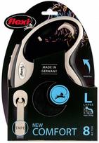 flexi pavadelis 8m m - FLEXI New Comfort L Tape 8 m black automatinis pavadėlis - 2 nuotrauka
