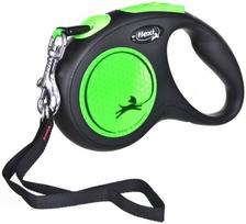pavadelis flexi m - FLEXI New Neon M Tape 5 m green automatinis pavadėlis - 4 nuotrauka