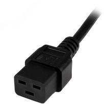 c19 kabeliai - Laidas StarTech Schuko CEE7 to IEC 320 C19 PXTEUC192M, juoda, 2 m - 3 nuotrauka