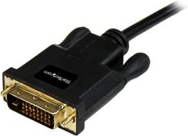 displayport to dvi - Adapteris StarTech Mini DisplayPort to DVI MDP2DVIMM6B, juoda, 1.82 m - 3 nuotrauka