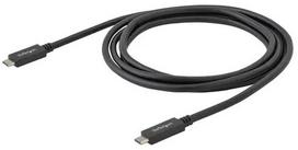 Laidas StarTech USB 3.1 Type C Cable, juoda, 2 m