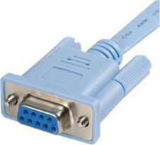 rj45 adapteris - Adapteris StarTech RJ45 to DB9, mėlyna, 1.9 m - 3 nuotrauka
