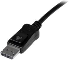 kabelia dp - Laidas StarTech DisplayPort 1.2 Cable with Latches, juoda, 10 m - 2 nuotrauka