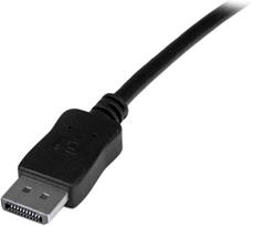 kabelia dp - Laidas StarTech DisplayPort 1.2 Cable with Latches, juoda, 10 m - 3 nuotrauka