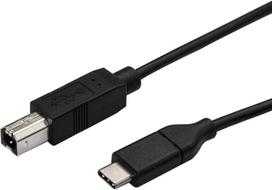 Adapteris StarTech USB C to USB B Printer, juoda, 3 m