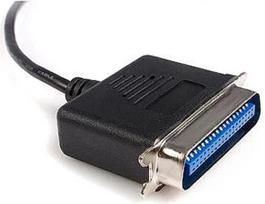 usb 3 0 3m - Adapteris StarTech Startech USB TO PARALLEL PRINTER CABLE, juoda, 1.9 m - 3 nuotrauka