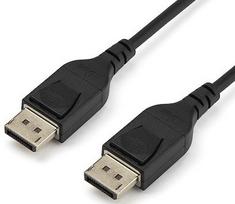 displayport 1.4 kabelis - Kabelis StarTech, juoda, 1 m - 2 nuotrauka