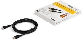 hdmi kabelis baltas - Laidas StarTech HDMI RHDMM2MP, juoda, 2 m - 4 nuotrauka