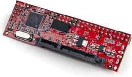 Adapteris StarTech IDE to SATA IDE2SAT2, raudona