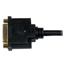 adapteris dvi to hdmi - Adapteris StarTech HDDVIMF8IN, juoda, 0.2 m - 4 nuotrauka