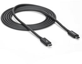 thunderbolt 2 laidas - Laidas StarTech Thunderbolt 3 TBLT3MM2M, juoda, 2 m - 2 nuotrauka