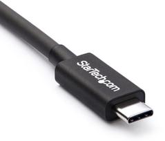 thunderbolt 2 laidas - Laidas StarTech Thunderbolt 3 TBLT3MM2M, juoda, 2 m - 3 nuotrauka