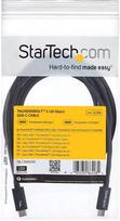 thunderbolt 2 laidas - Laidas StarTech Thunderbolt 3 TBLT3MM2M, juoda, 2 m - 4 nuotrauka