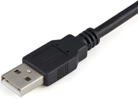 rs232 laidas - Kabelis StarTech RS-232 To Serial Adapter, juoda - 3 nuotrauka