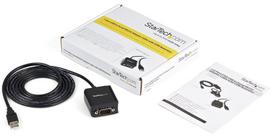 rs232 laidas - Kabelis StarTech RS-232 To Serial Adapter, juoda - 5 nuotrauka