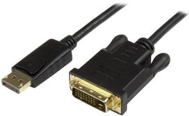 Adapteris StarTech DisplayPort to DVI DP2DVI2MM3, juoda, 0.91 m