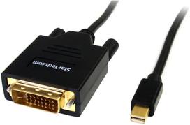 Adapteris StarTech Mini DisplayPort to DVI MDP2DVIMM6, juoda, 1.8 m