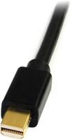 displayport to dvi - Adapteris StarTech Mini DisplayPort to DVI MDP2DVIMM6, juoda, 1.8 m - 3 nuotrauka