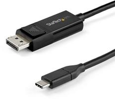 Adapteris StarTech USB-C to DisplayPort 1.4 CDP2DP141MBD, juoda, 1 m