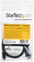 usb c to displayport 1.4 kabelis - Adapteris StarTech USB-C to DisplayPort 1.4 CDP2DP141MBD, juoda, 1 m - 5 nuotrauka