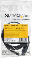 displayport 1.4 kabelis - Adapteris StarTech USB C to DisplayPort 1.4 Cable 8K, juoda, 2 m - 4 nuotrauka