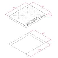 imontuojamos kaitlentes elektrines - Teka IZC 64630 WH MST - 5 nuotrauka