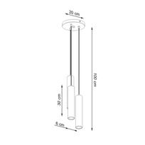 sviestuvaj - Šviestuvas SOLLUX Lino 3P 5902622421117, lubinis, 40 W - 2 nuotrauka