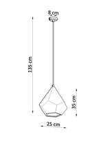 lubiniai sviestuvai ermitazas - Šviestuvas SOLLUX Pavlus SL.0844, lubinis, 60 W - 3 nuotrauka