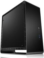 atx korpusai - Jonsbo UMX6 TG Black (Juodas) - 3 nuotrauka