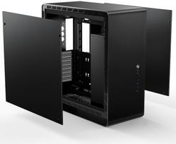 atx korpusai - Jonsbo UMX6 TG Black (Juodas) - 7 nuotrauka