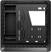 atx korpusai - Jonsbo UMX6 TG Black (Juodas) - 9 nuotrauka