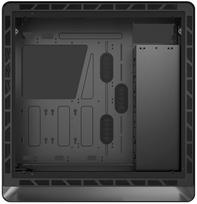 atx korpusai - Jonsbo UMX6 TG Black (Juodas) - 10 nuotrauka