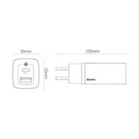 usb c charger - Baseus GaN2 Lite CCGAN2L-B02 White - 6 nuotrauka