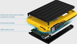 20tb hdd - Silicon Armor A66 2TB 2.5" Black/ Yellow SP020TBPHD66SS3Y - 4 nuotrauka