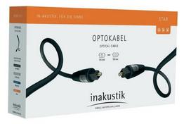 toslink kabelis - Kabelis Inakustik Star, Toslink / Toslink, juoda, 1.5 m - 2 nuotrauka