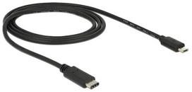 usb type b c cable - Laidas Delock Cable USB / USB micro Black 1m - 2 nuotrauka