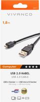 Laidas Vivanco USB MicroUSB Cable 45217