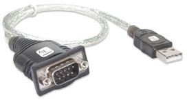 usb db9 - Laidas Techly USB to Serial Converter Black - 1 nuotrauka
