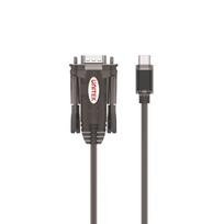 rs232 laidas - Laidas Unitek Y-1105K USB C To RS232 Adapter Black - 3 nuotrauka