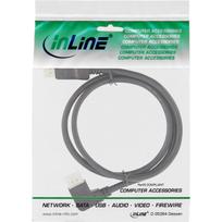 displayport 1.4 kabelis - Kabelis InLine DisplayPort 1.4 cable, juoda, 2 m - 2 nuotrauka