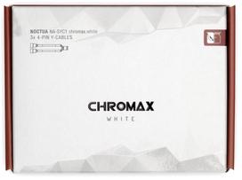 pwm kabelis - Kabelis Noctua NA-SYC1 chromax.white, juoda, 0.015 m - 2 nuotrauka