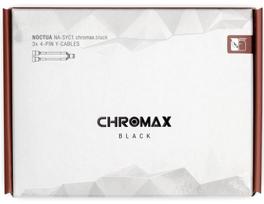 pwm laidas - Kabelis Noctua NA-SYC1 chromax.black, juoda, 0.015 m - 2 nuotrauka