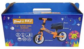 vaikisko dviratukai - Balansinis dviratis Bottari Bimbo Bike Runner 7.5'' 75906, juodas/oranžinis, 7.5" - 2 nuotrauka